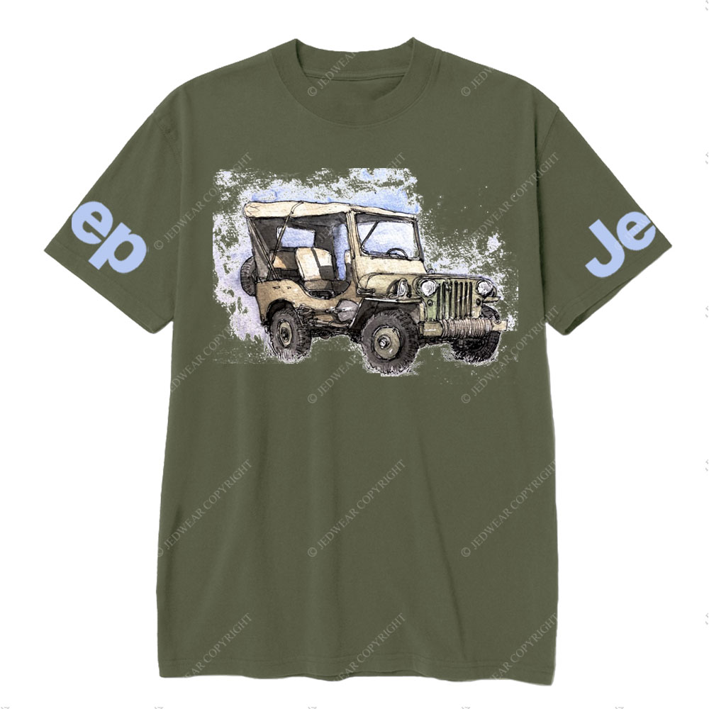 US Army Watercolor Jp Lover T-Shirt