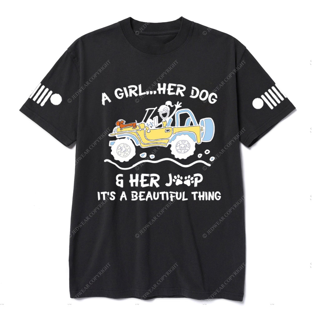 A Girl Her Dog And Her Jp It’s A Beautiful Thing T-Shirt