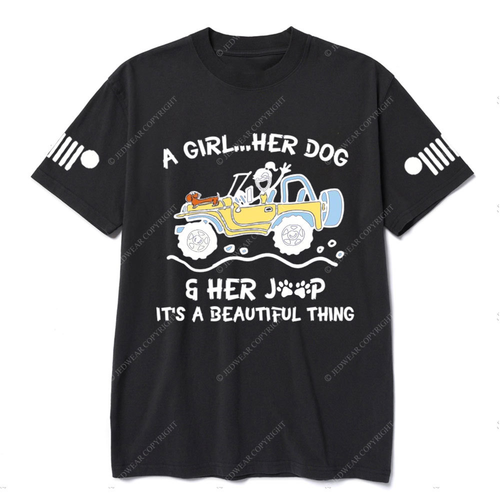 A Girl Her Dog And Her Jp It’s A Beautiful Thing T-Shirt