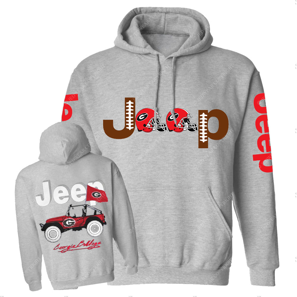 Jp Georgia Football Flag Casual Hoodie