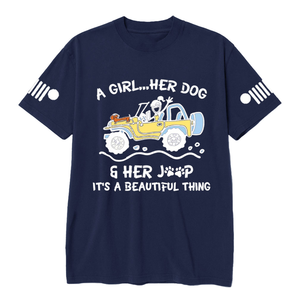 A Girl Her Dog And Her Jp It’s A Beautiful Thing T-Shirt