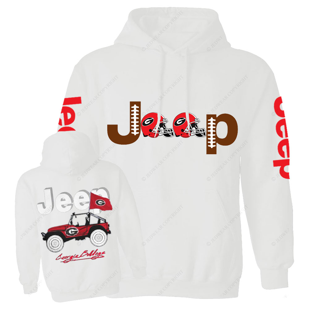Jp Georgia Football Flag Casual Hoodie