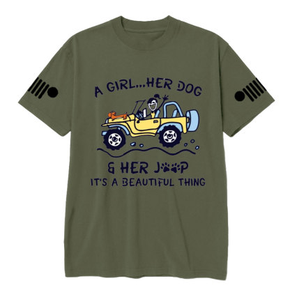 A Girl Her Dog And Her Jp It’s A Beautiful Thing T-Shirt