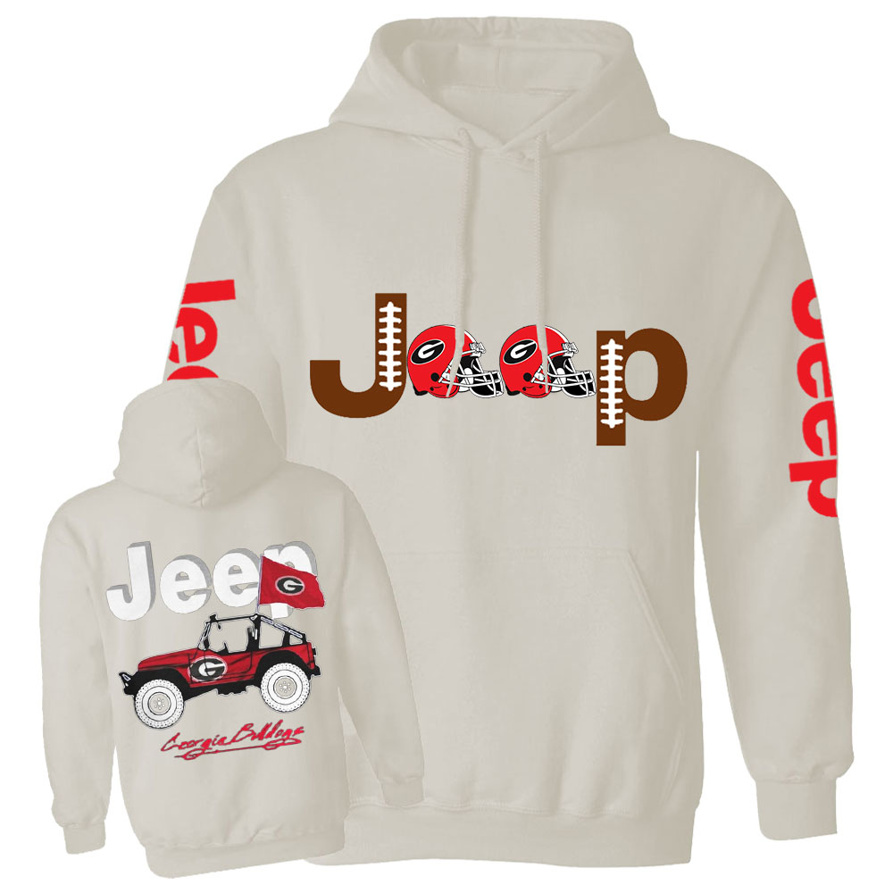 Jp Georgia Football Flag Casual Hoodie