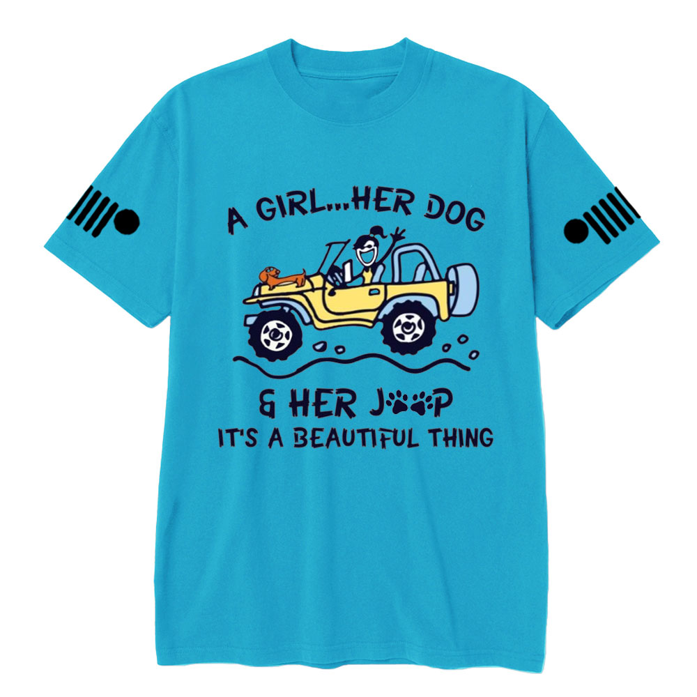 A Girl Her Dog And Her Jp It’s A Beautiful Thing T-Shirt