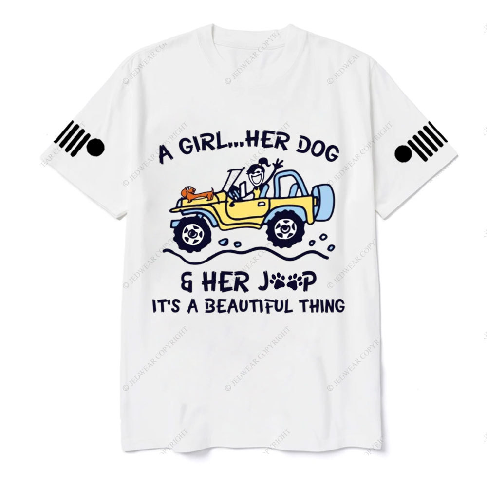 A Girl Her Dog And Her Jp It’s A Beautiful Thing T-Shirt