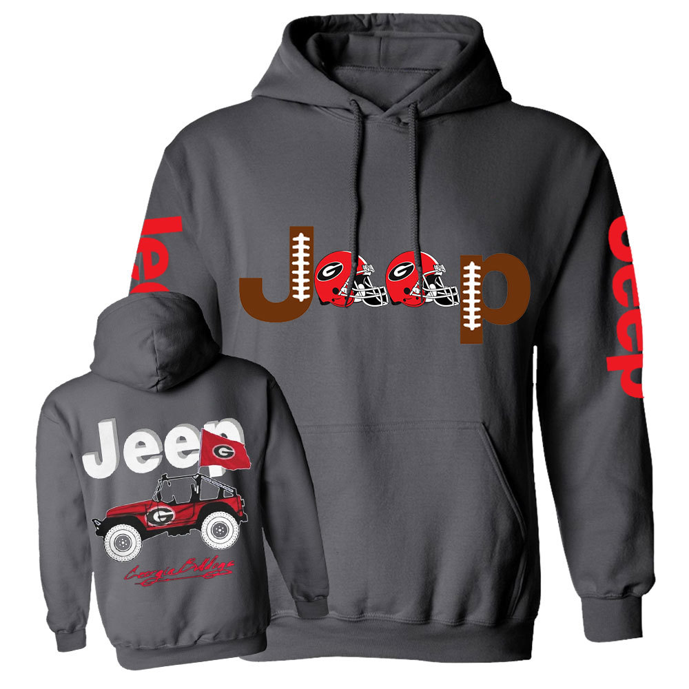Jp Georgia Football Flag Casual Hoodie