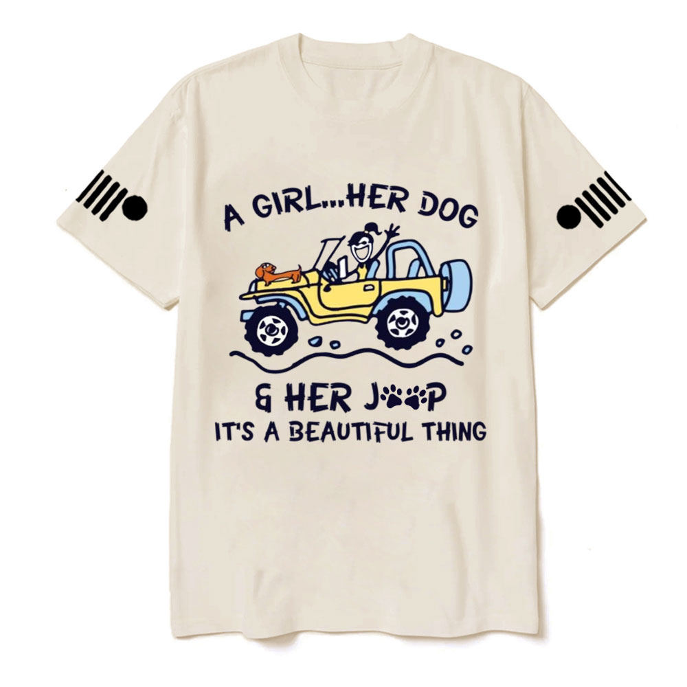 A Girl Her Dog And Her Jp It’s A Beautiful Thing T-Shirt
