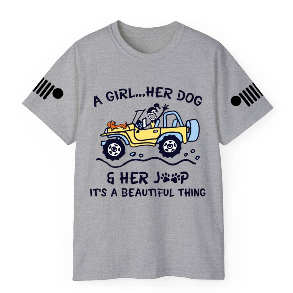 A Girl Her Dog And Her Jp It’s A Beautiful Thing T-Shirt