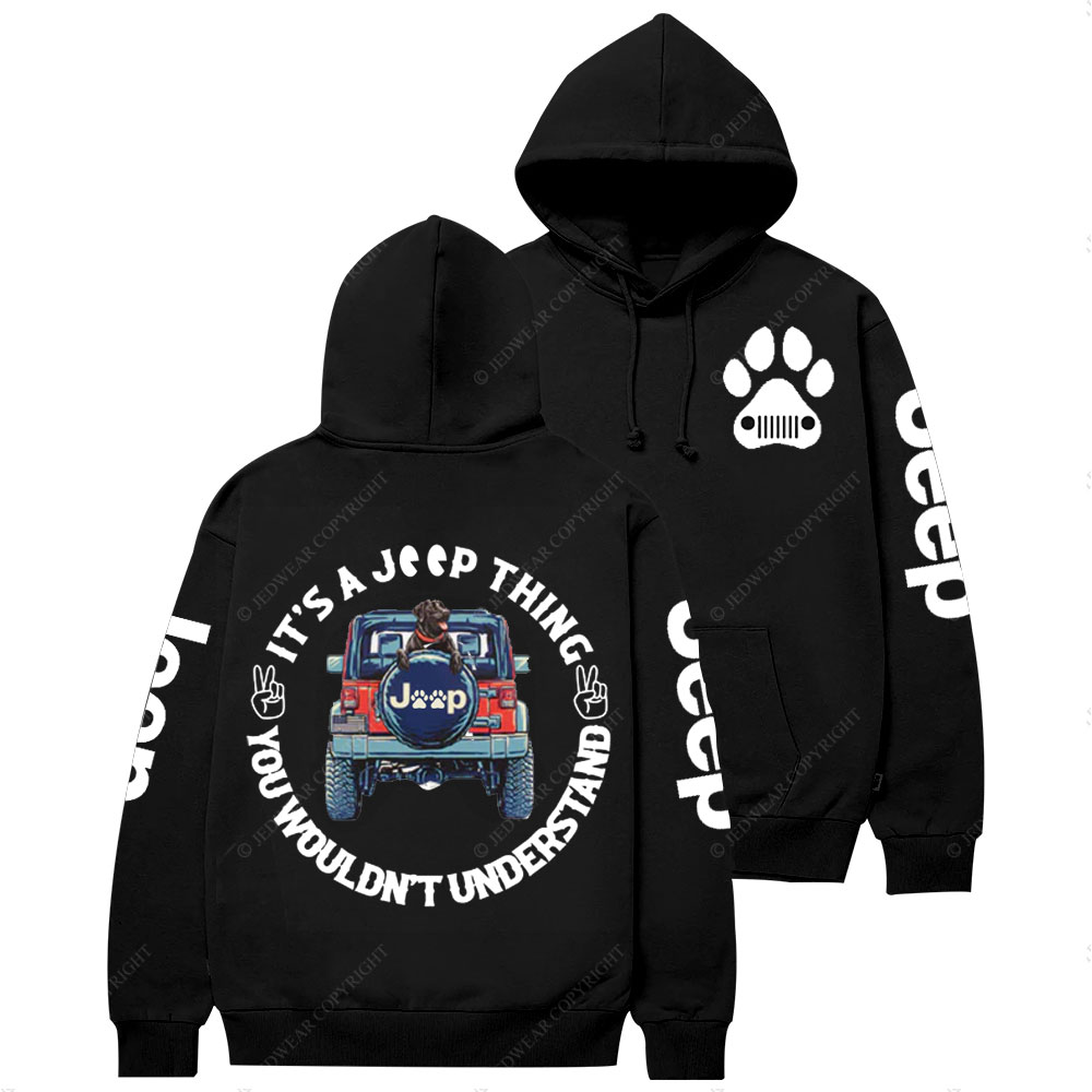 Jp Grille Dog Thing Casual Hoodie