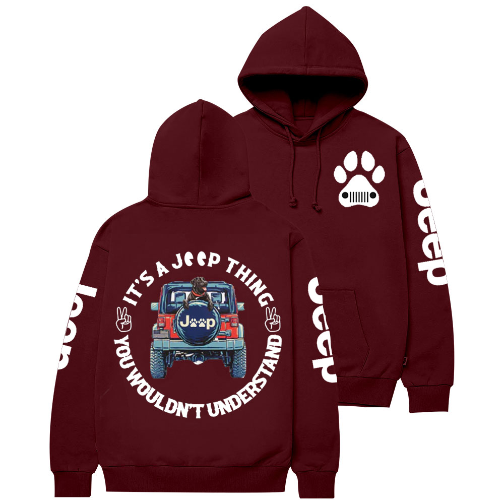 Jp Grille Dog Thing Casual Hoodie