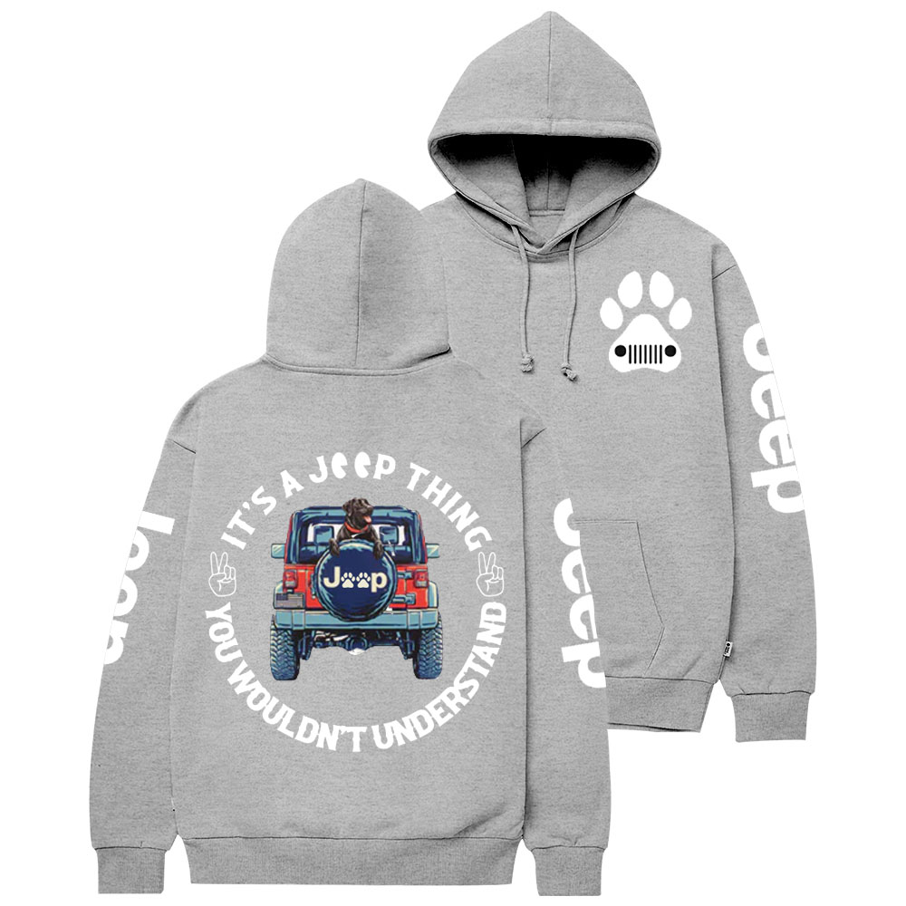 Jp Grille Dog Thing Casual Hoodie