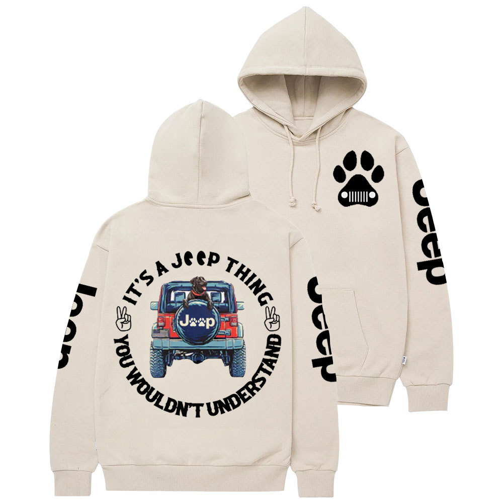 Jp Grille Dog Thing Casual Hoodie