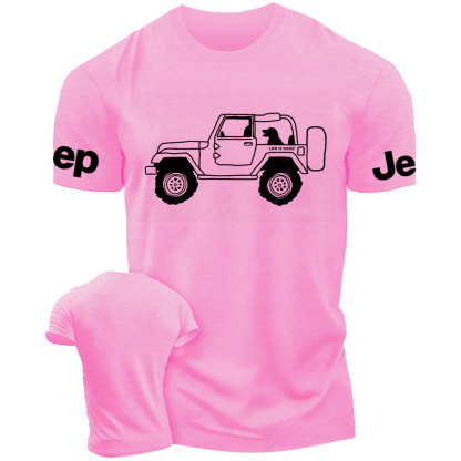 Life Is Good Favorite Passenger Dog Jp 4x4 T-Shirt