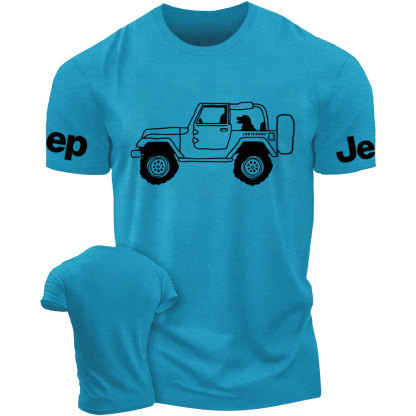Life Is Good Favorite Passenger Dog Jp 4x4 T-Shirt