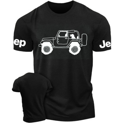 Life Is Good Favorite Passenger Dog Jp 4x4 T-Shirt