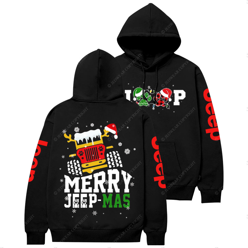 Merry Jp Dog Mas Christmas Gift Casual Hoodie