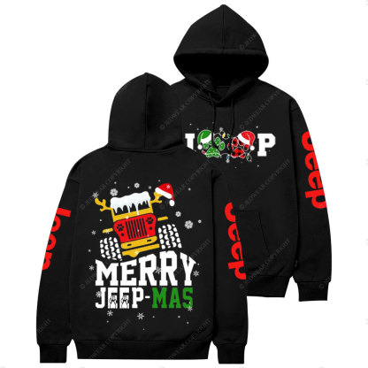 Merry Jp Dog Mas Christmas Gift Casual Hoodie
