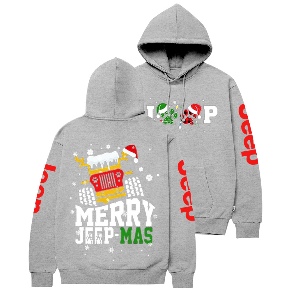 Merry Jp Dog Mas Christmas Gift Casual Hoodie