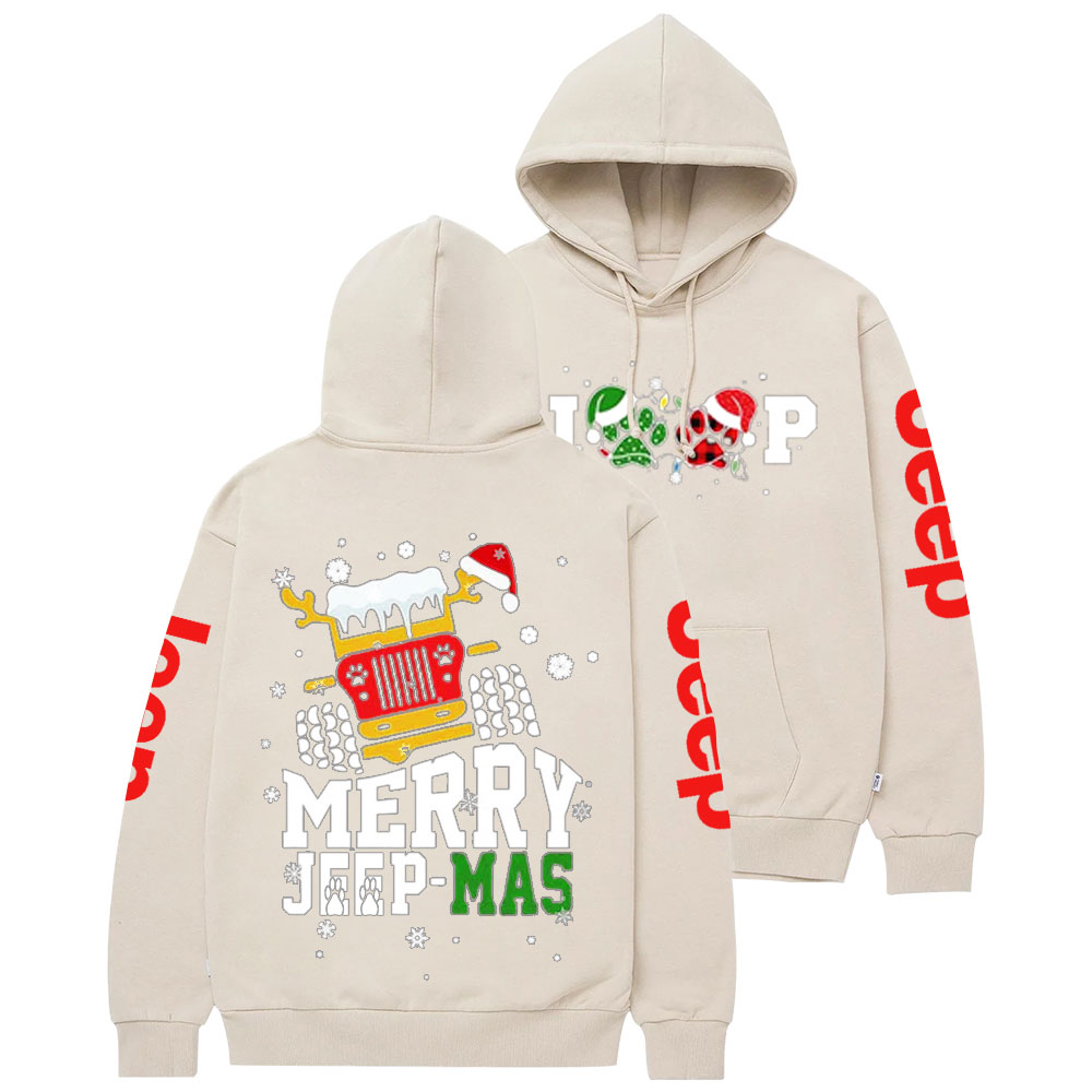 Merry Jp Dog Mas Christmas Gift Casual Hoodie
