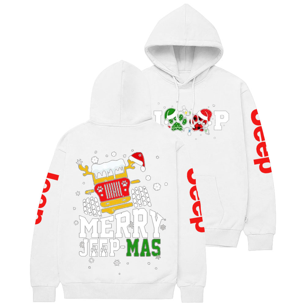 Merry Jp Dog Mas Christmas Gift Casual Hoodie