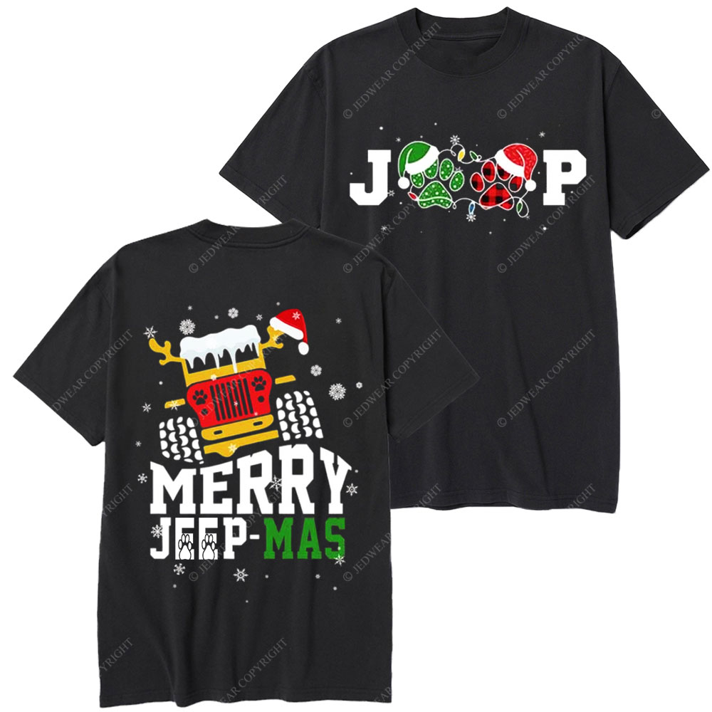 Merry Jp Dog Mas Christmas Gift T-Shirt