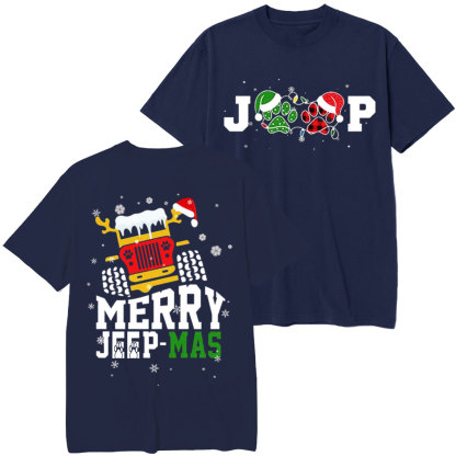 Merry Jp Dog Mas Christmas Gift T-Shirt