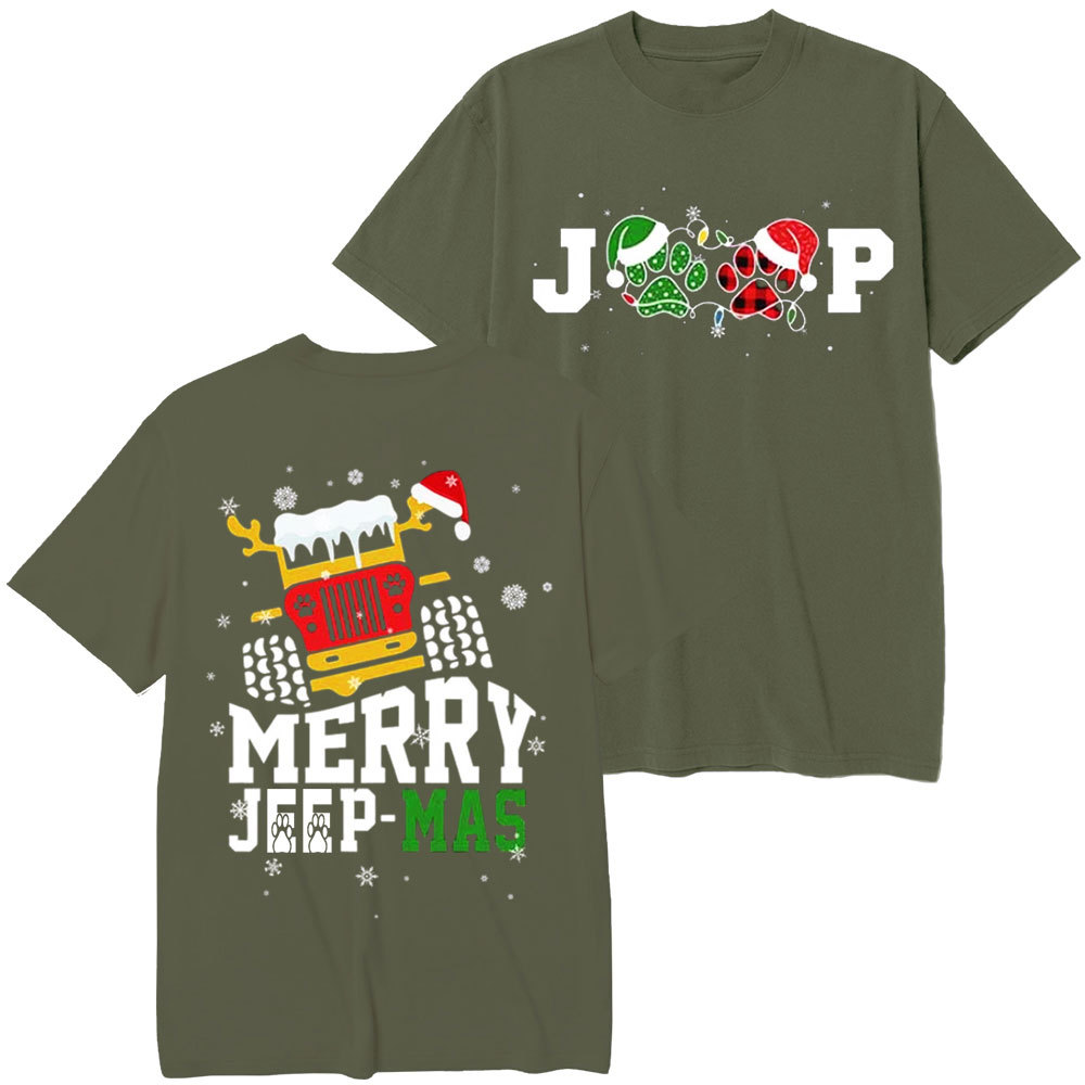 Merry Jp Dog Mas Christmas Gift T-Shirt