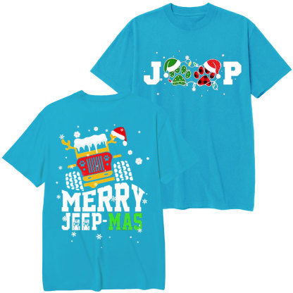Merry Jp Dog Mas Christmas Gift T-Shirt