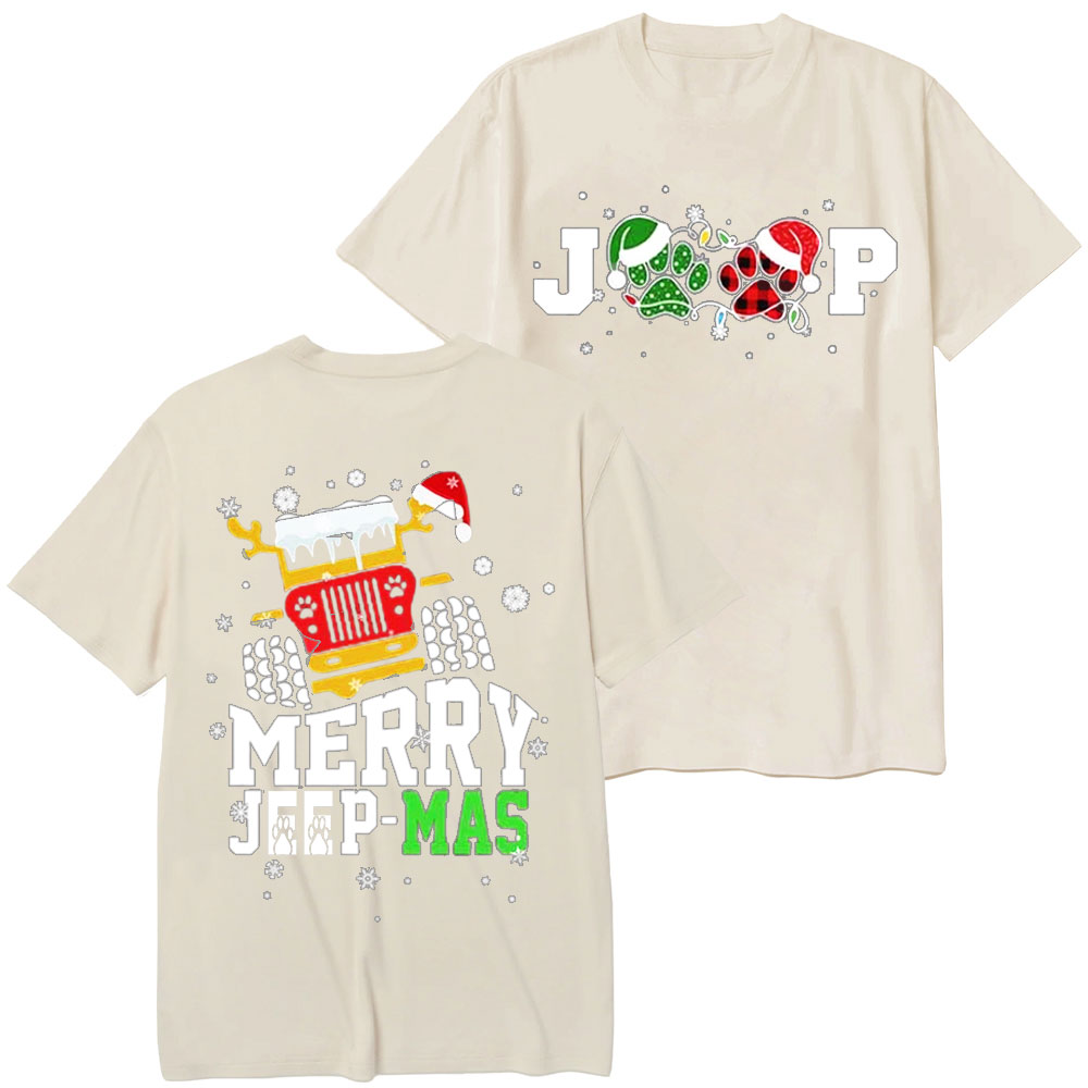 Merry Jp Dog Mas Christmas Gift T-Shirt