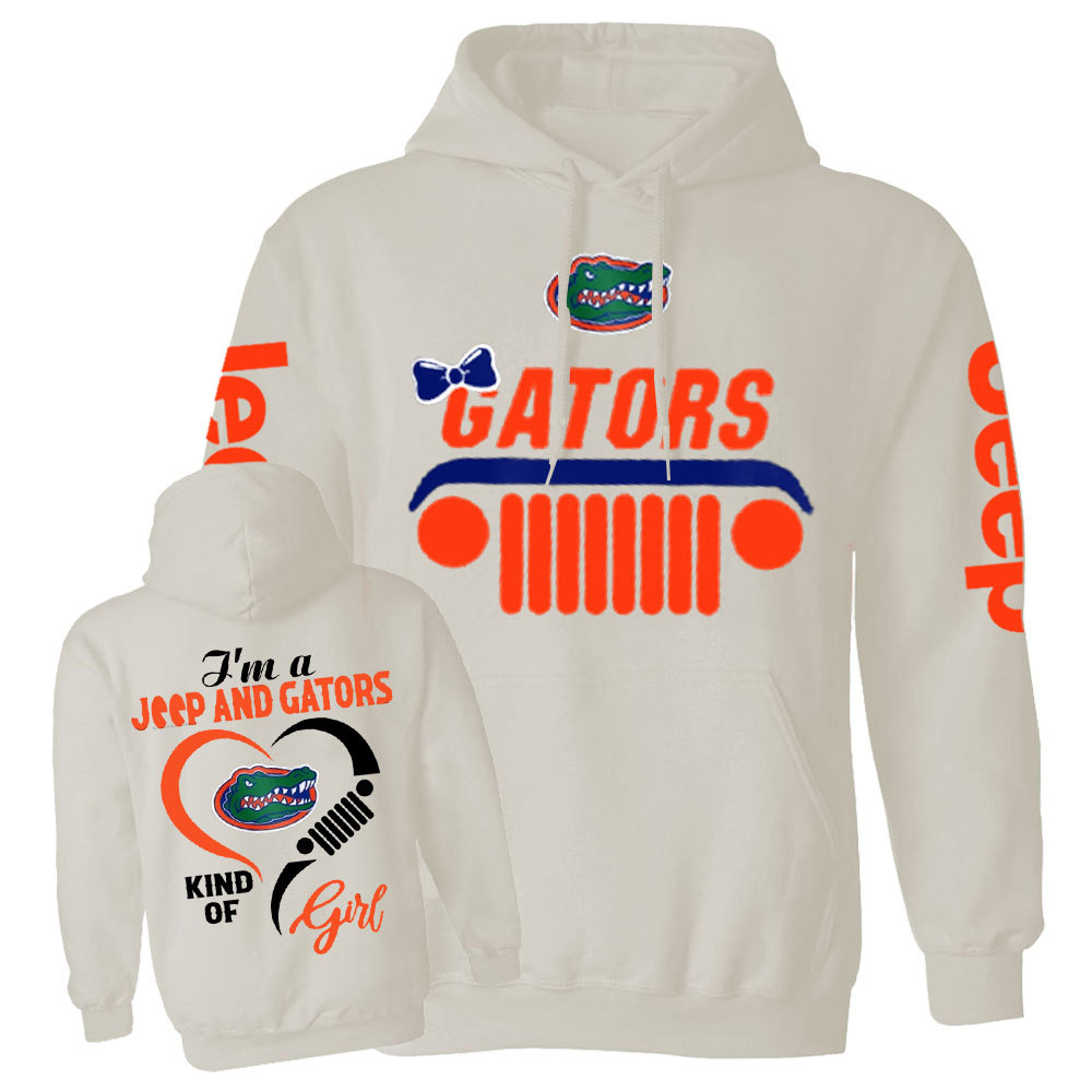 Florida Gators Football Team Heart Jp Girl Casual Hoodie