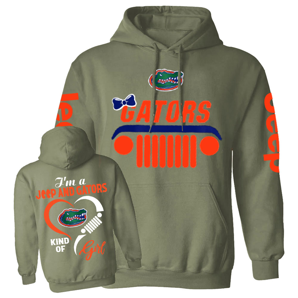Florida Gators Football Team Heart Jp Girl Casual Hoodie