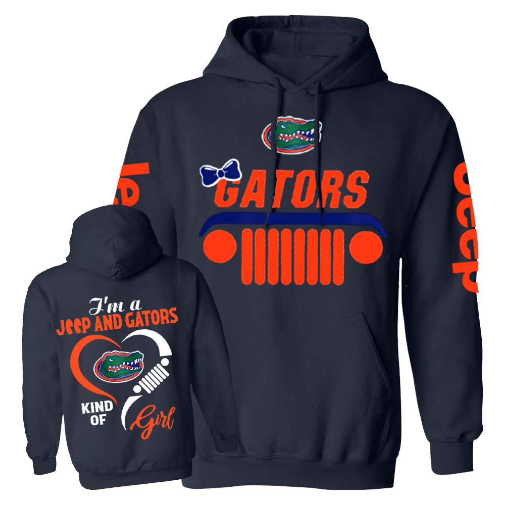 Florida Gators Football Team Heart Jp Girl Casual Hoodie