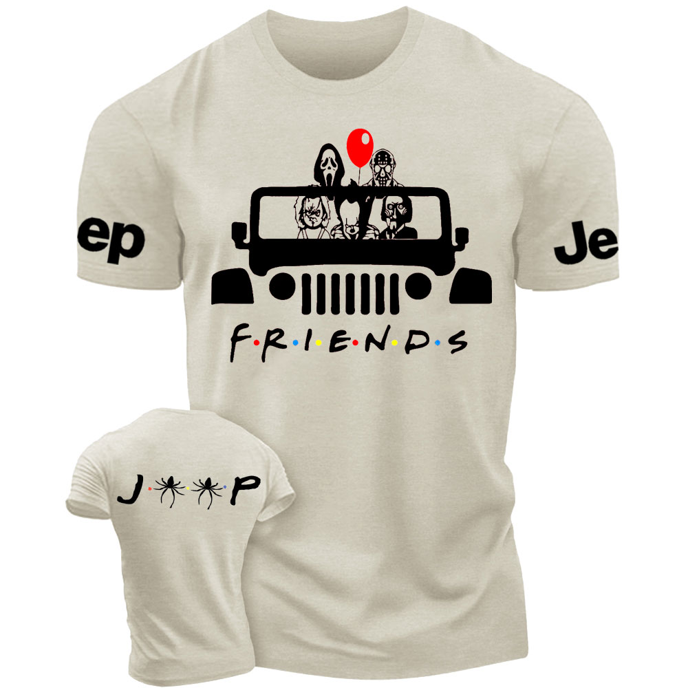 Horror Friends Jp Halloween Jp Double Printed T-Shirt