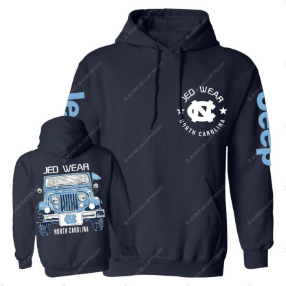 UNC Tar Heels Jp Casual Hoodie