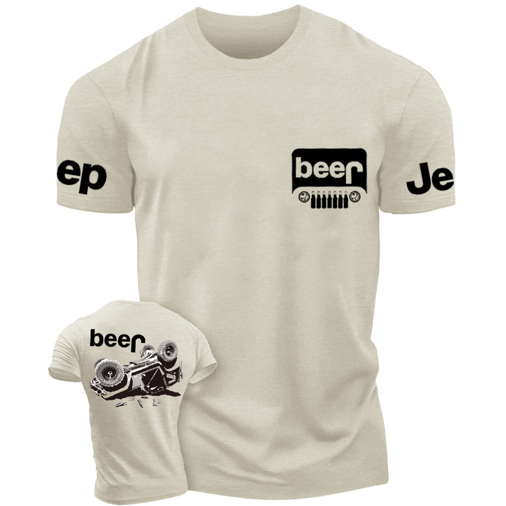 Funny Beer Overturn Jp Offroad Jp Grille Men T-Shirt