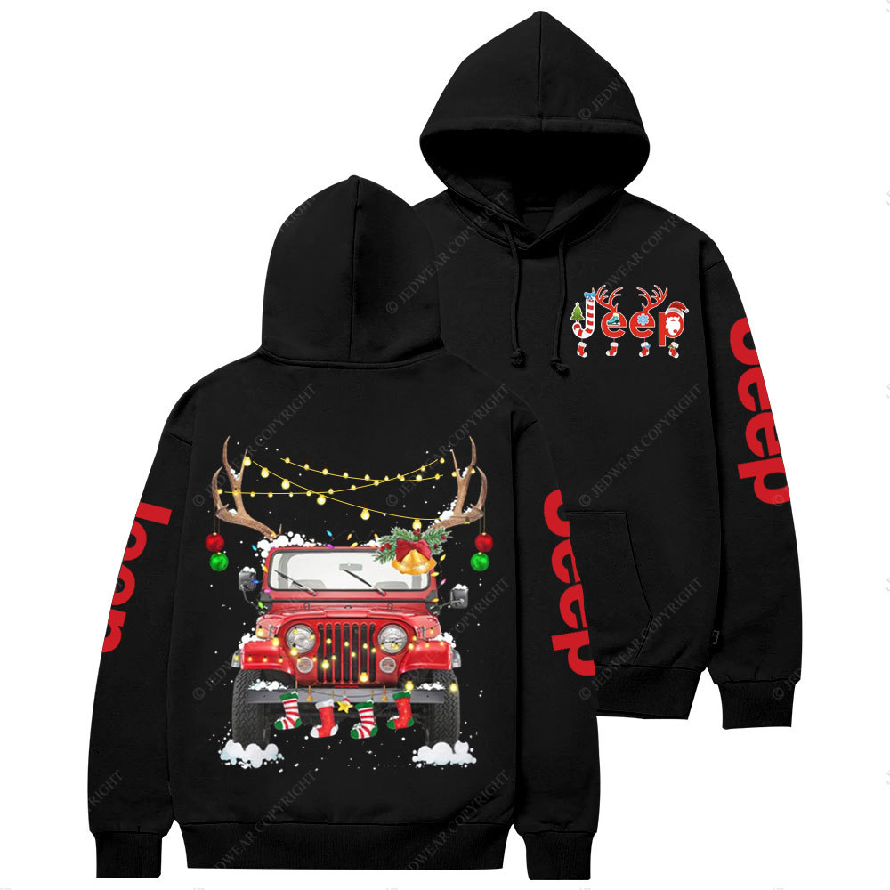 Elk Jp Christmas Vibes Jp Casual Hoodie