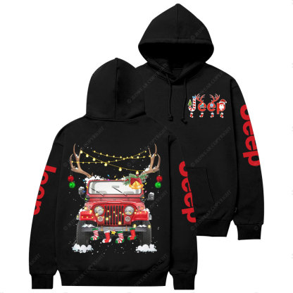 Elk Jp Christmas Vibes Jp Casual Hoodie