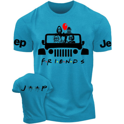 Horror Friends Jp Halloween Jp Double Printed T-Shirt