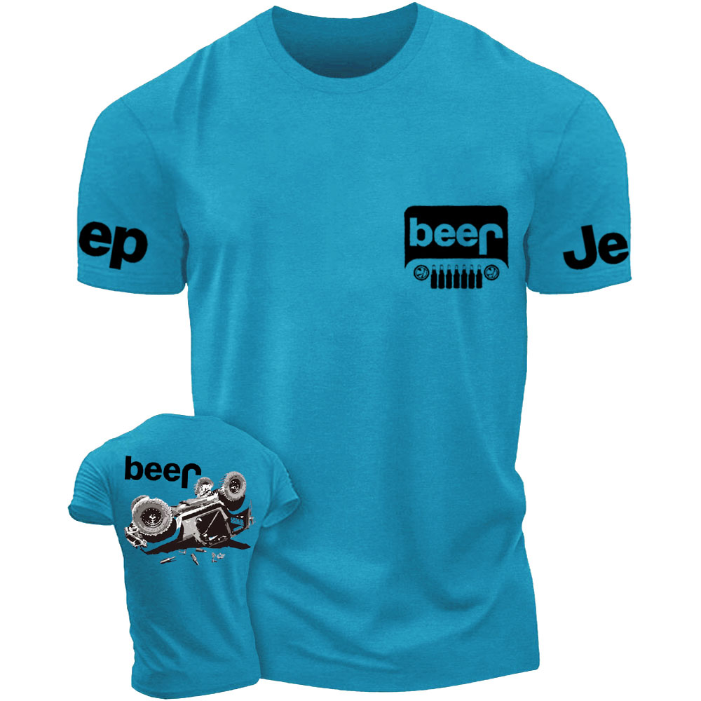 Funny Beer Overturn Jp Offroad Jp Grille Men T-Shirt