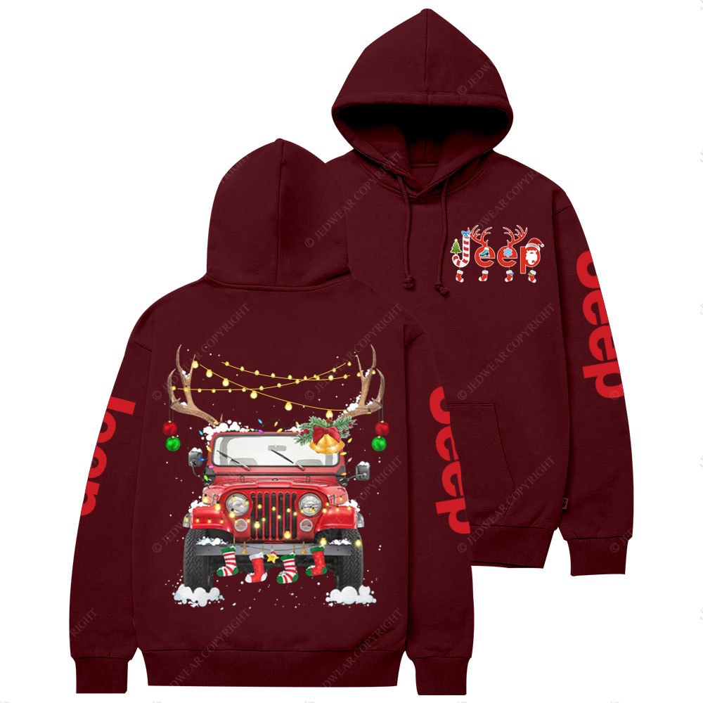 Elk Jp Christmas Vibes Jp Casual Hoodie