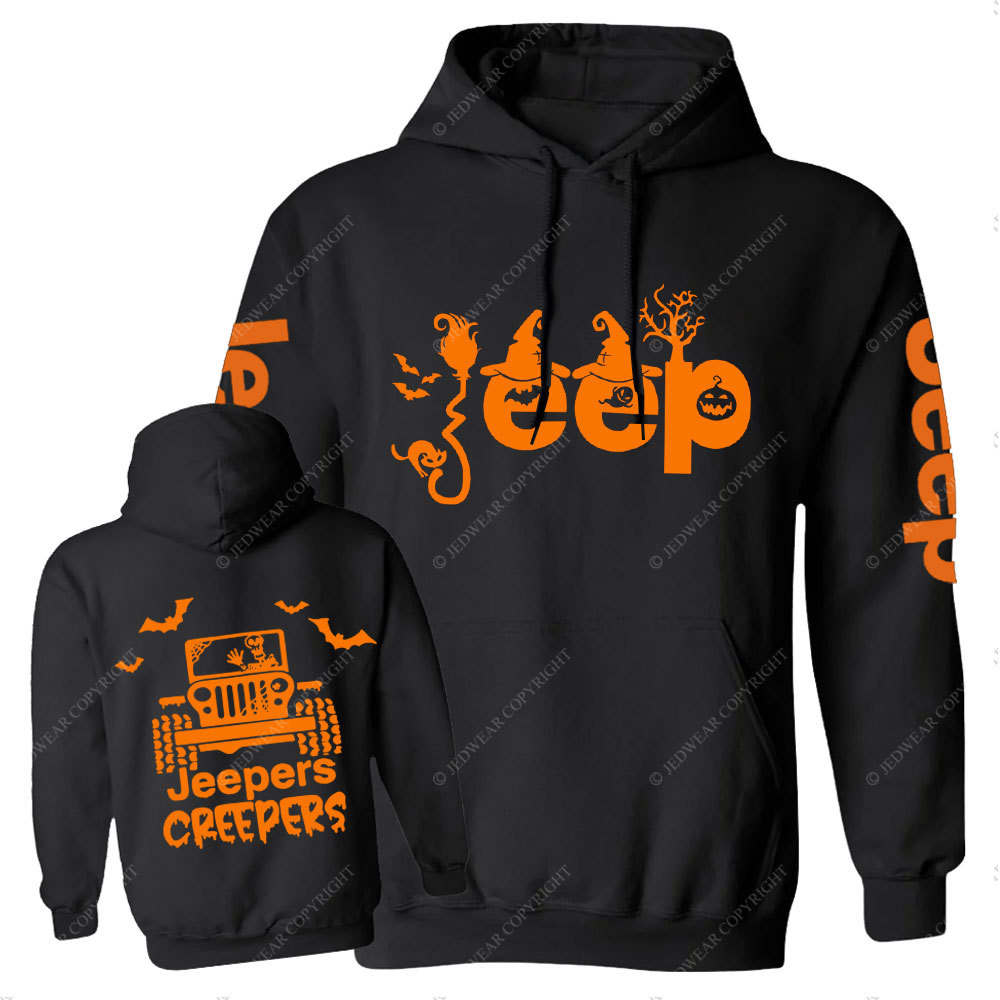 Halloween Cute Popular Trending Jpers Creepers Double Printed Casual Hoodie