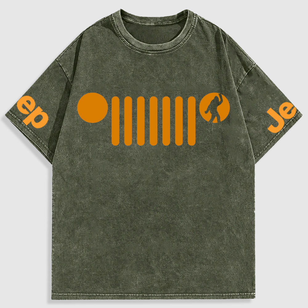 Legendary Durability Jp Camping BigFoot Washed T-Shirt