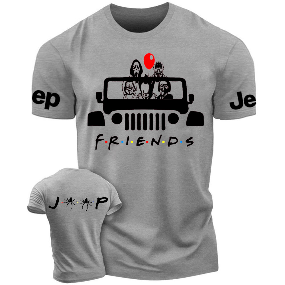 Horror Friends Jp Halloween Jp Double Printed T-Shirt
