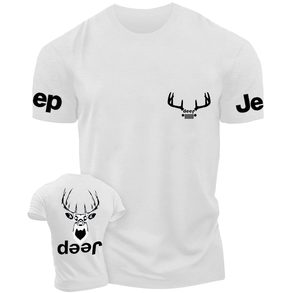 Deer Hunting Jp Double Printed T-Shirt