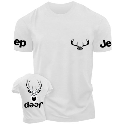 Deer Hunting Jp Double Printed T-Shirt