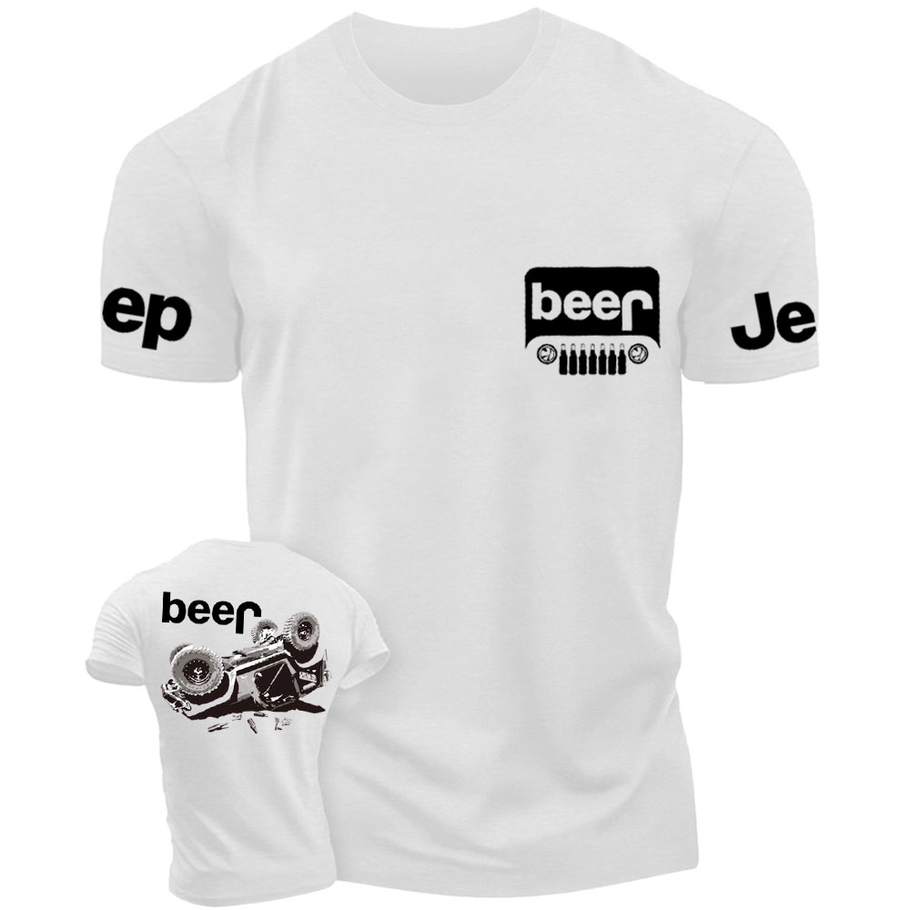 Funny Beer Overturn Jp Offroad Jp Grille Men T-Shirt