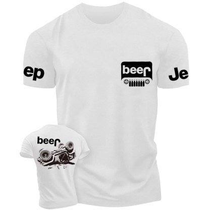 Funny Beer Overturn Jp Offroad Jp Grille Men T-Shirt