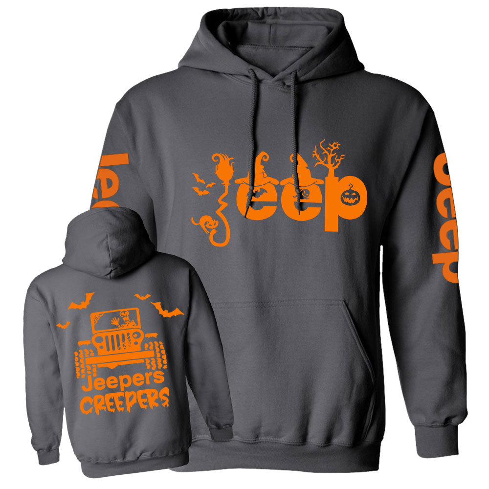 Halloween Cute Popular Trending Jpers Creepers Double Printed Casual Hoodie