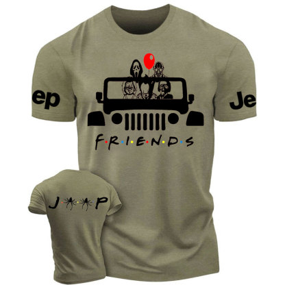 Horror Friends Jp Halloween Jp Double Printed T-Shirt